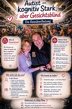 Autismus kognitiv stark aber Gesichtsblind